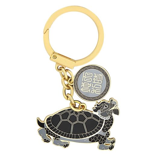 Amuleto feng shui con tortuga negra para la salud y la longevidad - Mansión Lunar