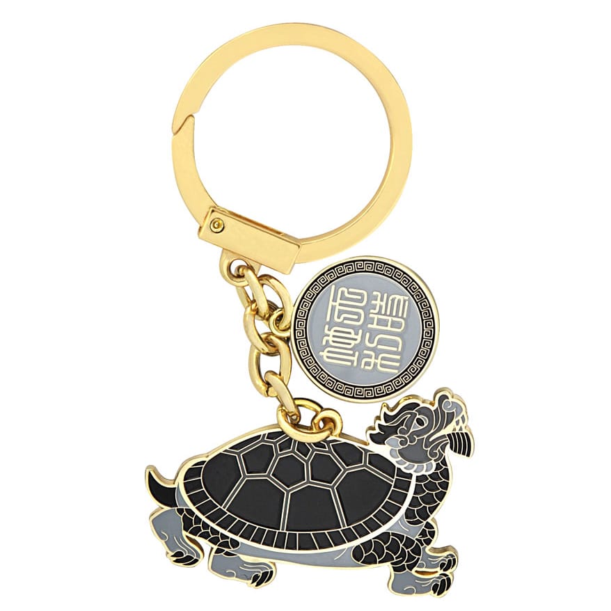 Amuleto con tortuga negra para la salud y la longevidad