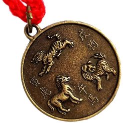 Amuleto protector para los aliados del zodíaco feng shui Tigre, Caballo y Perro