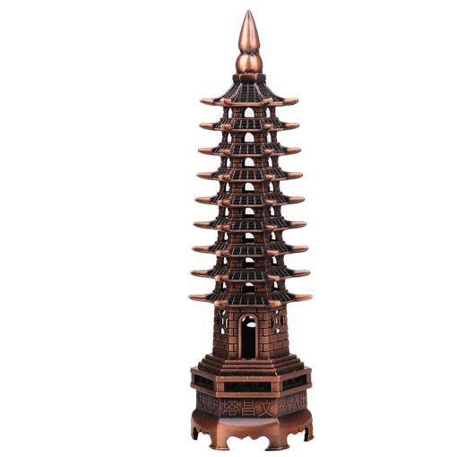 La pagoda de los nueve niveles metálicos 13.5 cm