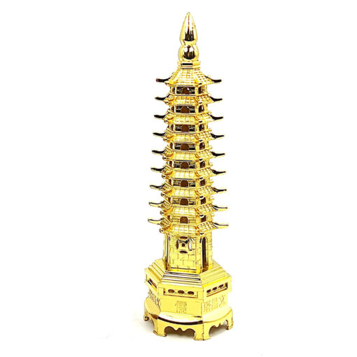 La pagoda de los nueve niveles metálicos 13.5 cm
