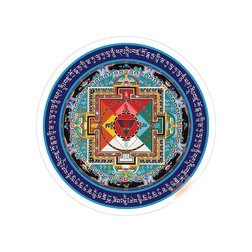 Pegatina con Mandala Hayagriva 5 cm