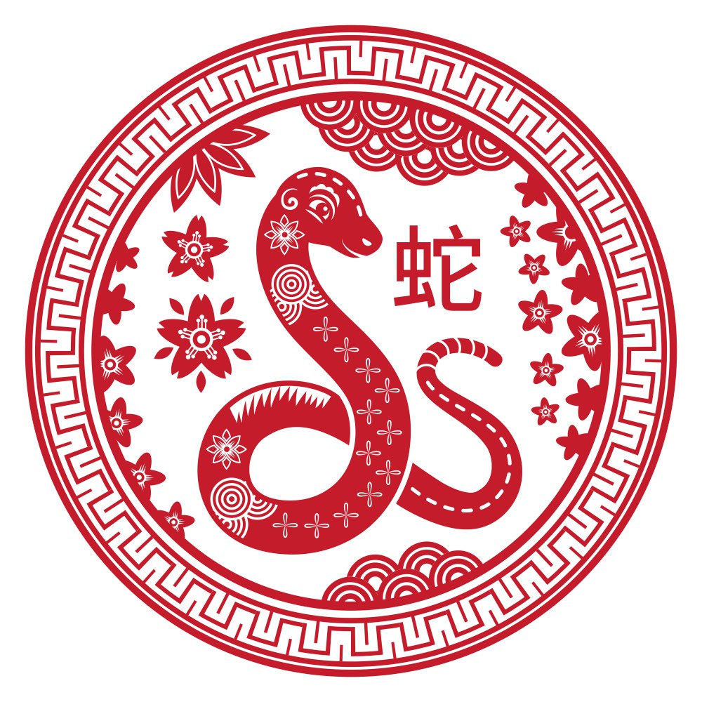 Pegatina para el signo de Serpiente - Feng Shui (1)