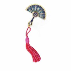 Amuleto de protección abanico plumas de pavo real