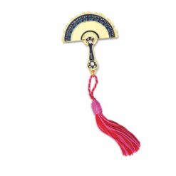 Amuleto de protección abanico plumas de pavo real