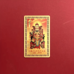 Tarjeta metálica Feng Shui del Tai Sui – Gran Duque del Año 2026
