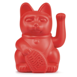 Gato Maneki Neko Rojo