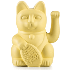 Gato Maneki Neko Amarillo