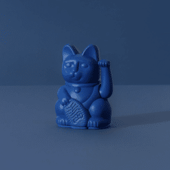 Gato Maneki Neko Azul